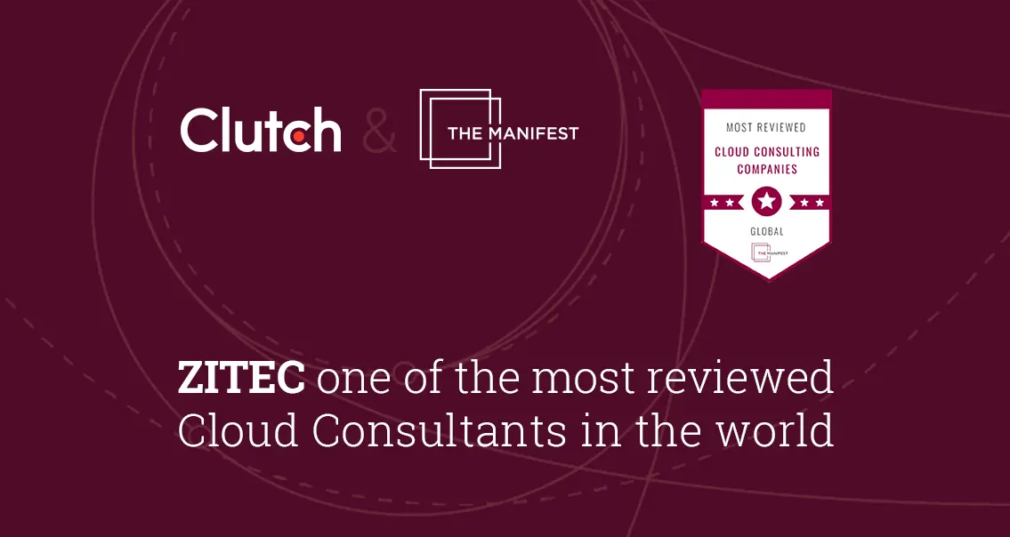 The Manifest highlights Zitec as one of the most reviewed Cloud Consultants in the world